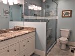 Master Bathroom with Shower/Tub Combo at 11 Beachside Drive